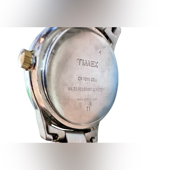 Vintage Timex Indiglo Two-Tone Quartz Watch